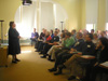 Dr. Christina Baxter talking to Foundation Course Students