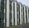 Newly painted facade
