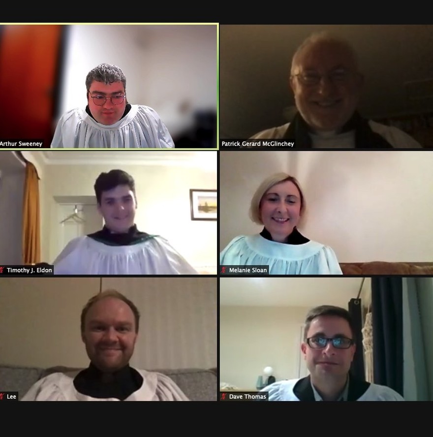 Student Ordinands licenced as Readers 2020