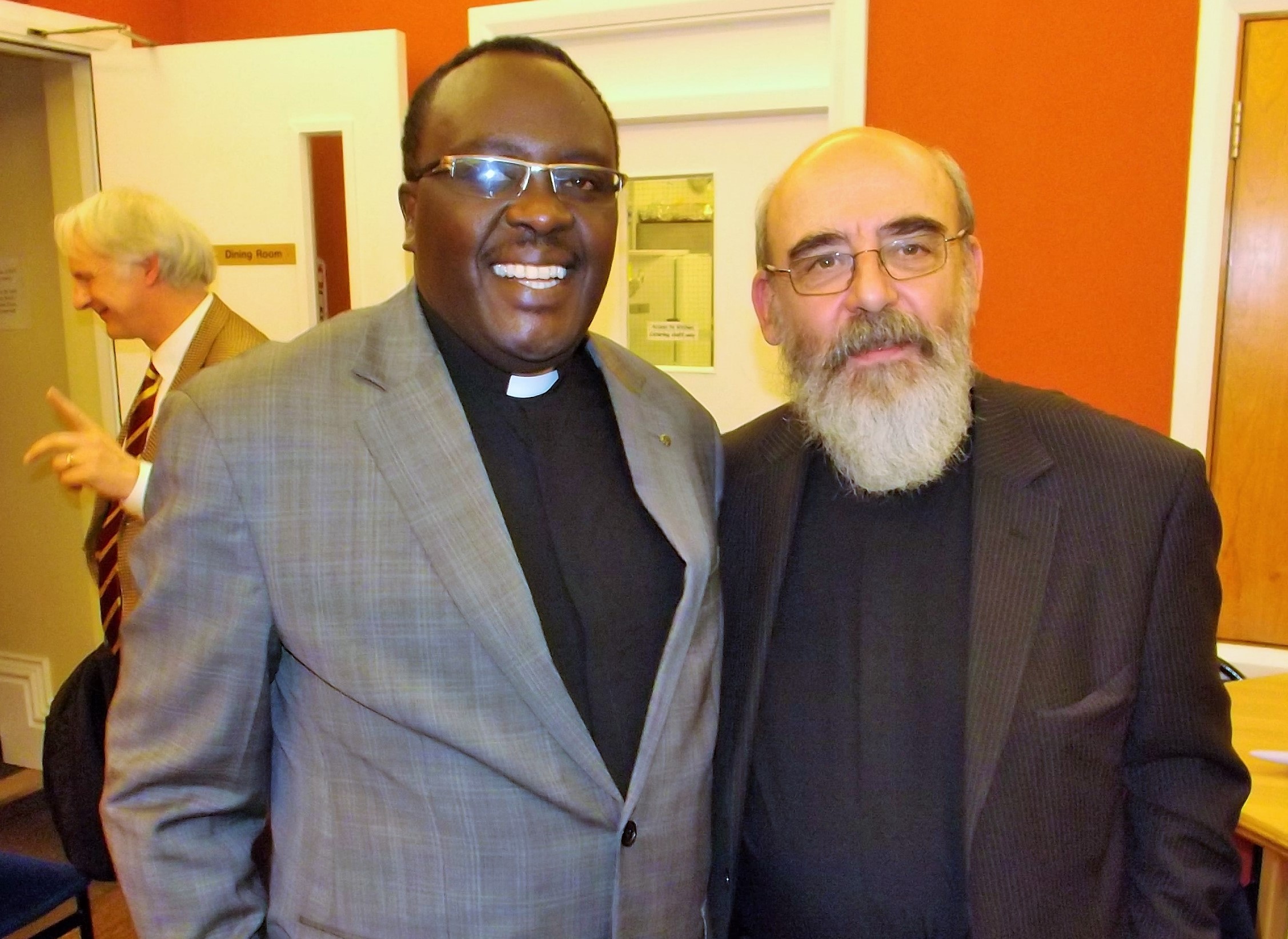Provost Sammy Wainaina (All Saints' Cathedral, Nairobi)  with Revd Canon Patrick Comerford